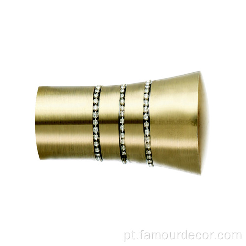 Gold Trumpet Fanking Diamond Curtain Rod Production